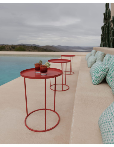 Metal table, Side table, "Constantin