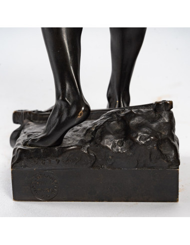 弗朗索瓦-拉乌尔-拉什的《持剑的战士铜像》（Bronze of a...