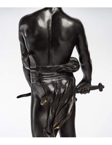 弗朗索瓦-拉乌尔-拉什的《持剑的战士铜像》（Bronze of a...