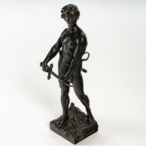 Bronzo di guerriero con...