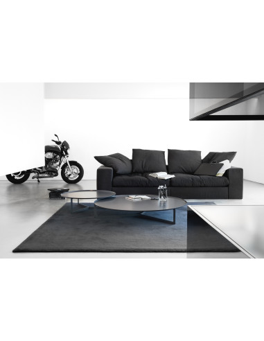 Lacquered Metal Coffee Table "Round" D95