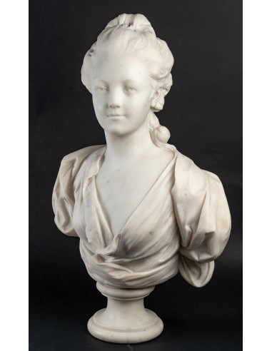 Important Carrara Marble Bust...