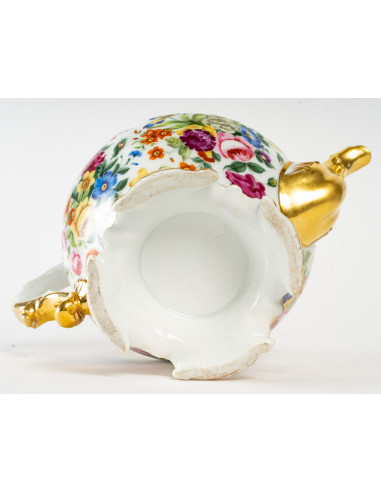 Tetera de porcelana parisina, S. XIX