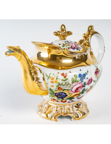巴黎瓷器茶壶，19世纪