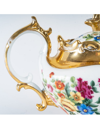 巴黎瓷器茶壶，19世纪