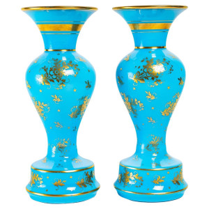 Par de Vasos Turquesa de...