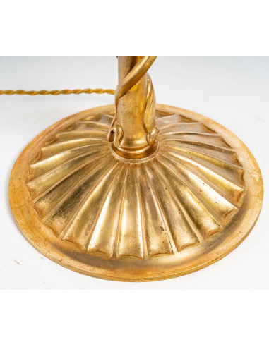 Art Nouveau lamp with Austrian...