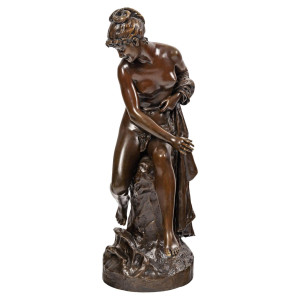 Escultura de una mujer...