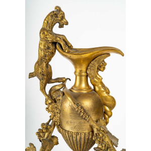 Pareja de Chenets de bronce... 2