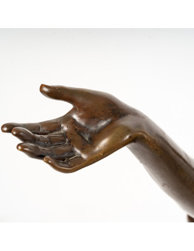 Antique Bronze Sculpture, Signed...