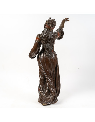 Antique Bronze Sculpture, Signed...