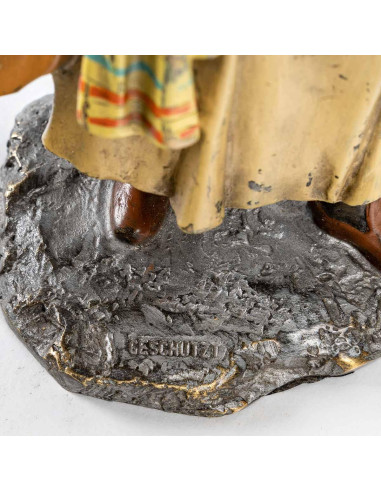 Sculpture, Vienna bronze, Signed...