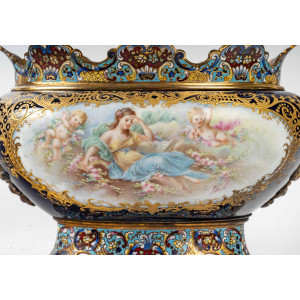 Jardinière z porcelany z... 2