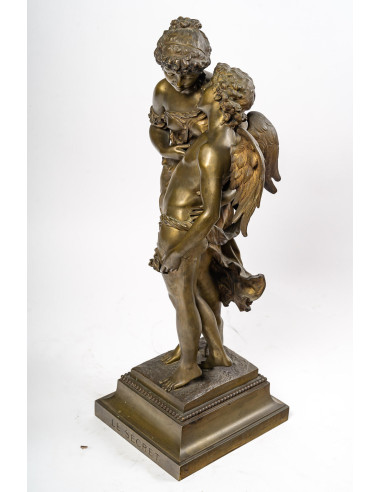Sculpture In Bronze, Signed Ferville...