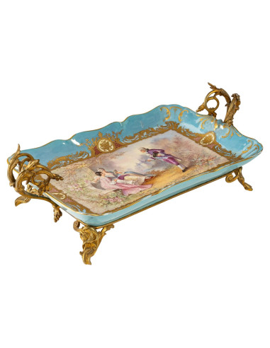 Tray, Centrepiece in Sèvres porcelain