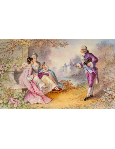 Tray, Centrepiece in Sèvres porcelain