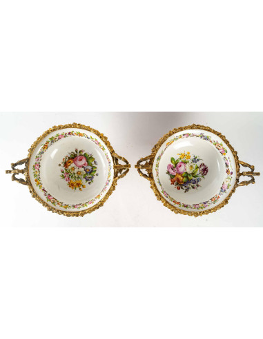 Pair of Sèvres Porcelain Cups.