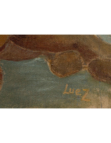 绘画，Luez帆布上的油彩，现代艺术