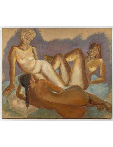 绘画，Luez帆布上的油彩，现代艺术