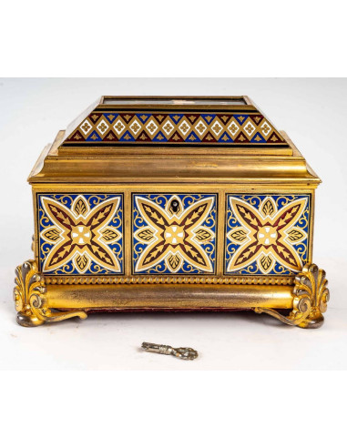 Pudełko na biżuterię z Cloisonné,...