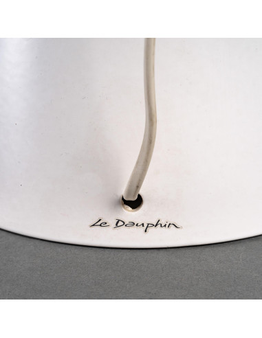 Ceramic lamp Signed "Le Dauphin".
