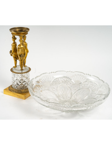 Baccarat crystal bowl, Restoration...