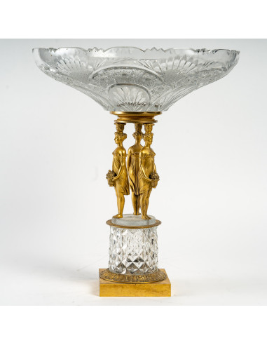 Baccarat crystal bowl, Restoration...