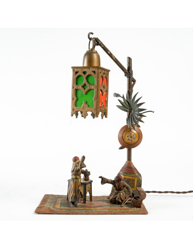 Bronzen lamp uit Wenen,...