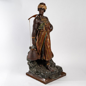 Escultura de terracota,...