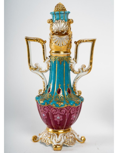 Paire de Flacon en Porcelaine...