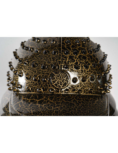 Sculpture, a modern samurai, by...