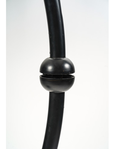 Black floor lamp by Elio Martinelli...