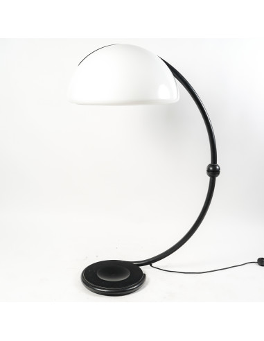 Black floor lamp by Elio Martinelli...