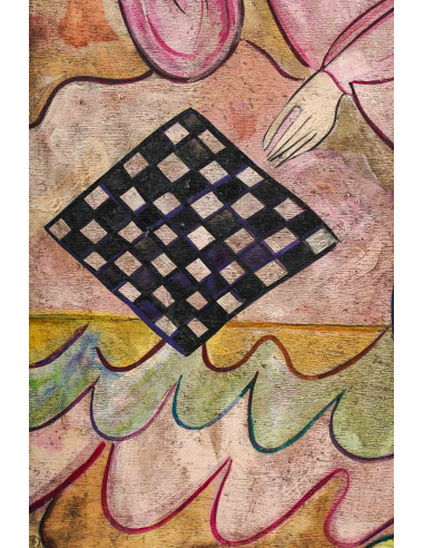 Oil Painting on Panel, signed " Linda...