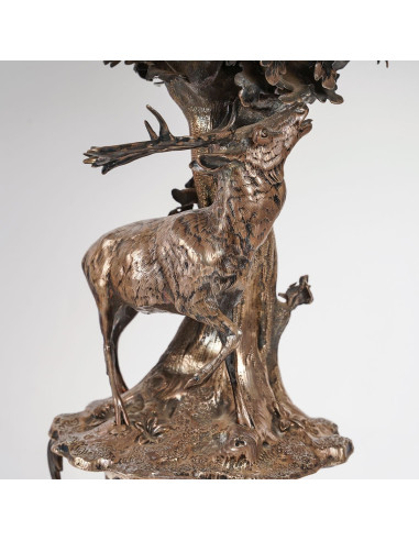 Large Silver Stag Cup, Napoleon III...
