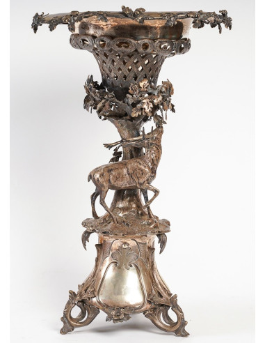 Large Silver Stag Cup, Napoleon III...