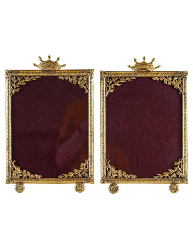 Pair of Gilded Bronze Photo Frames.
