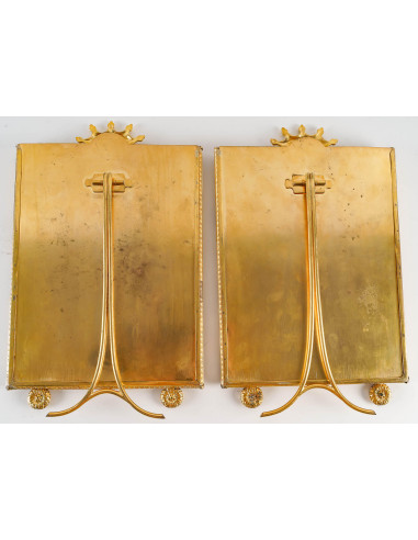 Pair of Gilded Bronze Photo Frames.
