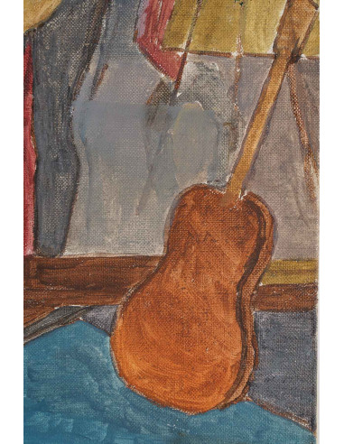 Óleo sobre lienzo de Evelyne Luez.