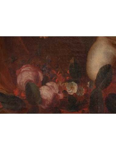 油漆,Flemish, 17世纪,代表三个亲人。.