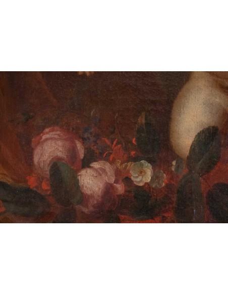 油漆,Flemish, 17世纪,代表三个亲人。.