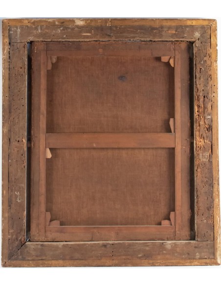 油漆,Flemish, 17世纪,代表三个亲人。.