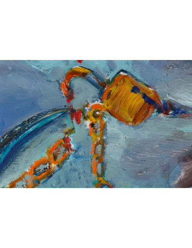 伊芙丽娜-吕兹20世纪的绘画作品，巴黎，坎帕涅首府街