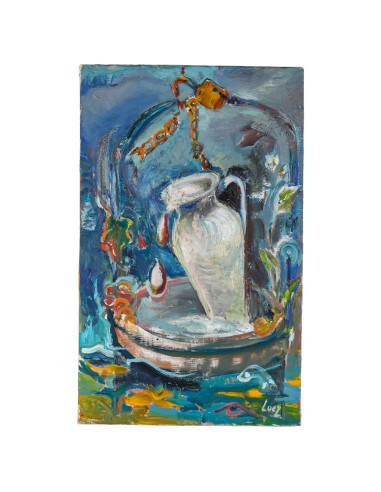 伊芙丽娜-吕兹20世纪的绘画作品，巴黎，坎帕涅首府街