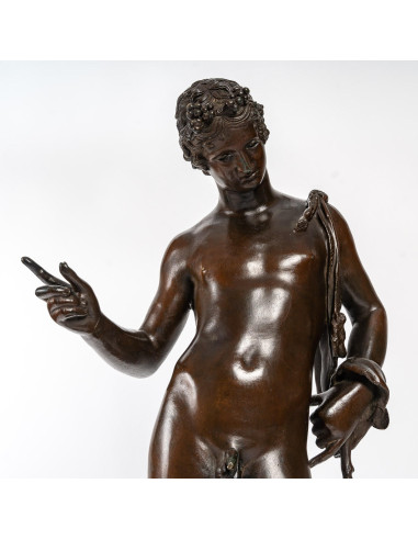 Bronze sculpture of Narcissus from...