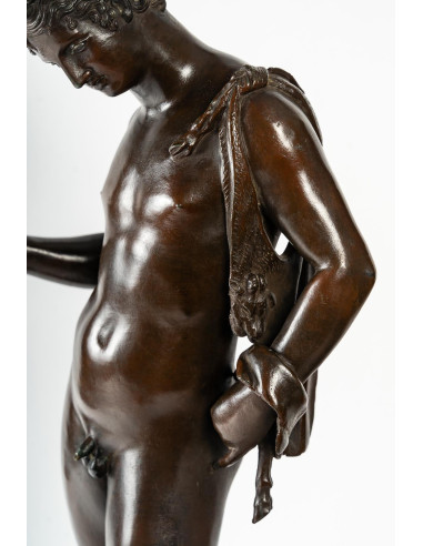 Bronze sculpture of Narcissus from...