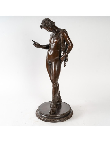 Bronze sculpture of Narcissus from...