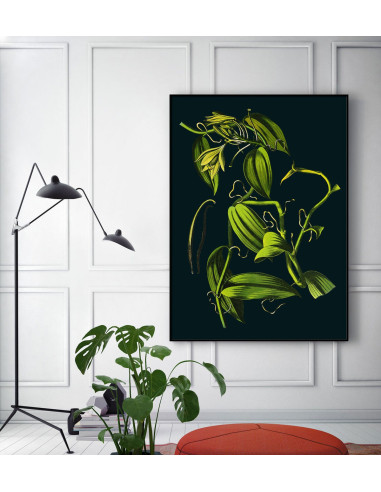 精美印刷画框：香草色