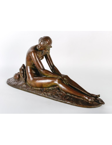 Bronze sculpture by J. Cormier, Art...