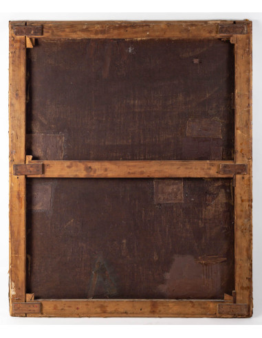 狩猎画，署名路易-皮卡尔，1850 年 .